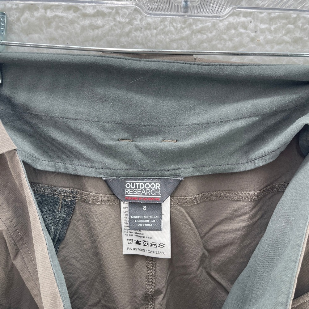 Outdoor Research Women's Dark Brown Stretch Cargo Shorts - Picture 4 of 10